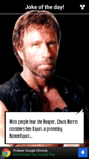 Chuck Norris Joke of the Day!截图4