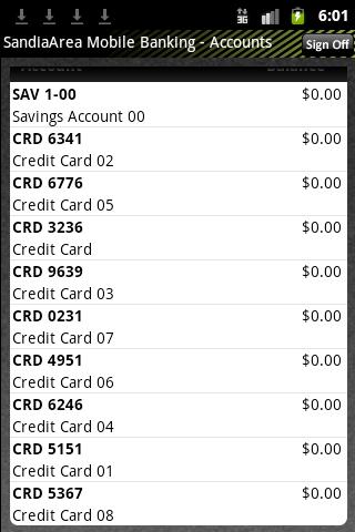 Sandia Area Mobile Banking截图1