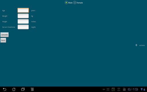 肾功能计算器 Renal Function Calculator截图4