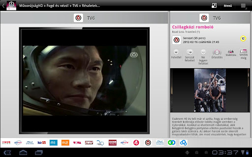 Műsor&uacute;js&aacute;g Tablet截图2