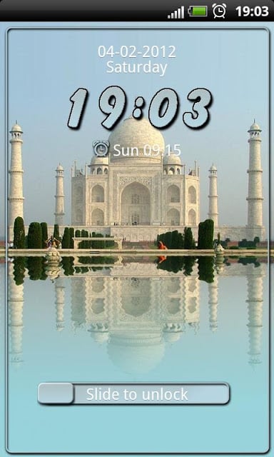 Taj Mahal GO Locker theme截图1