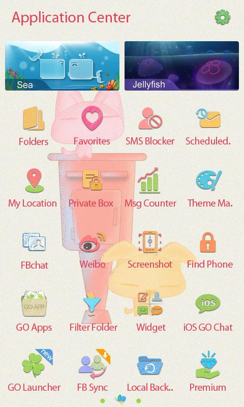 GO SMS Pro X-Wax Crayon Theme截图1