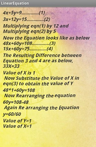 Linear Equation Solver截图1