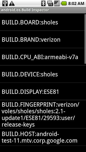 Inspector for android.os.Build截图2