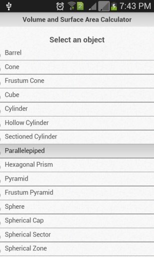 Volume And Area Calculator截图4