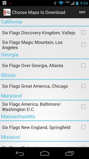 Six Flags Maps截图2