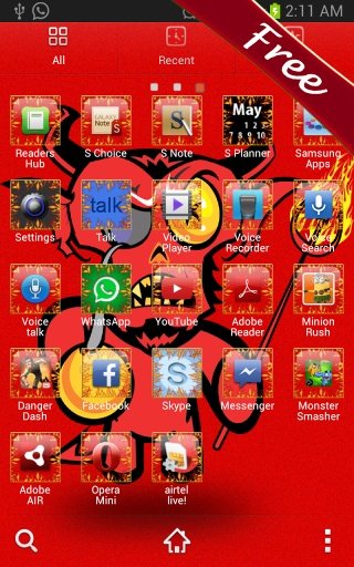 Devil God Go Launcher Ex Theme截图3