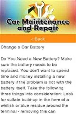 汽车保养 Car Maintenance and Repair截图1