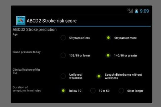 ABCD2 Stroke risk截图5