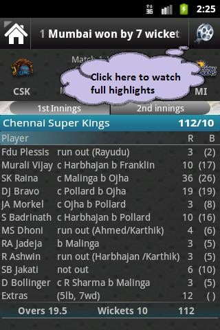 India Cricket League 20-20截图3