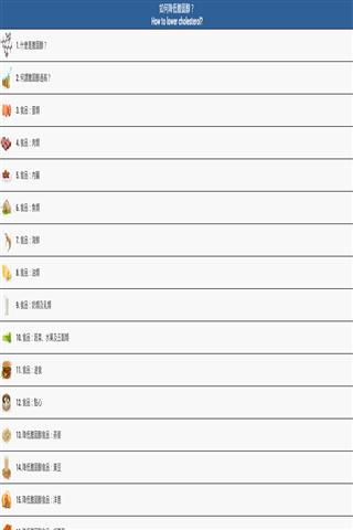 胆固醇饮食截图2