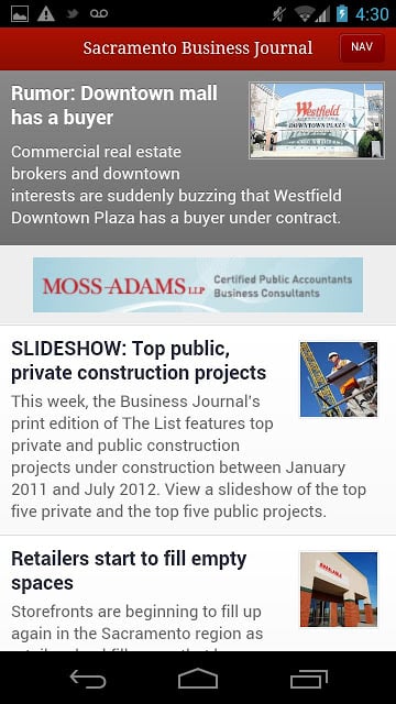 Sacramento Business Journal截图2