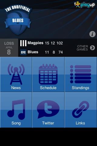 Blues AFL App截图2