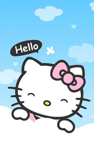 Hello Kitty Blue Wallpapers截图1