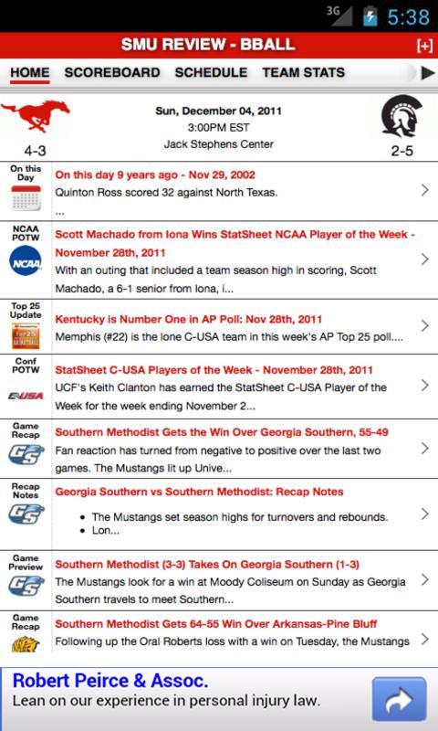 SMU Football & Basketball截图1