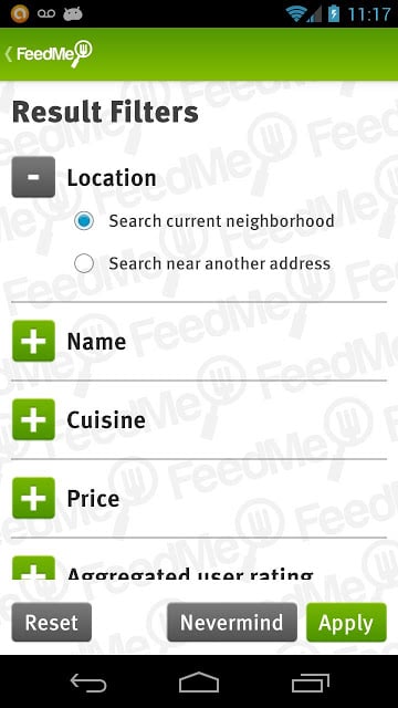 FeedMe (Restaurant finder)截图8