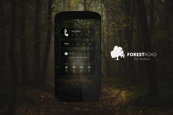 Forest Road Theme for KLWP截图1