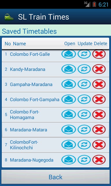 SriLanka Train Times截图2