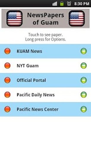 All Newspapers of Guam - Free截图2