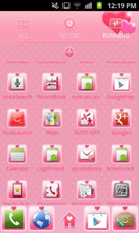 pink heart Theme截图8