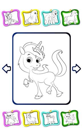 小马儿童着色 My Pony Kids Coloring截图3