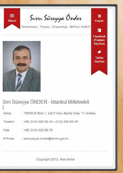 Sırrı S&uuml;reyya &Ouml;nder Mobil截图1