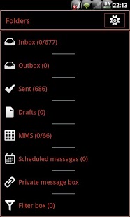 RBW GO SMS Pro Theme (free)截图7