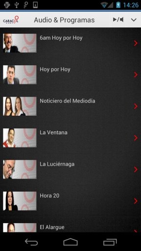 Caracol Radio para Android截图1