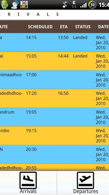 Maldives Flight Schedule截图2