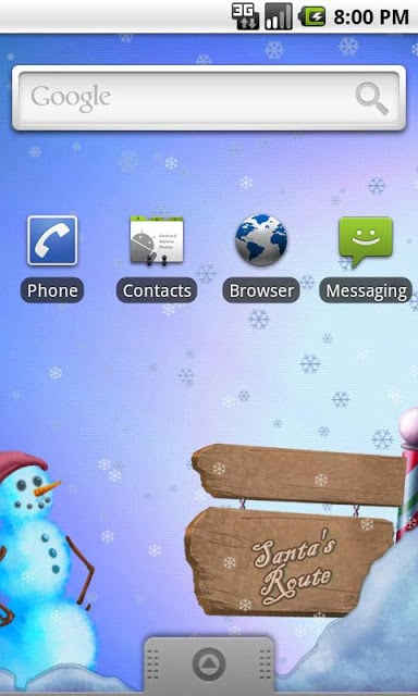 Santas Route Live Wallpaper截图2