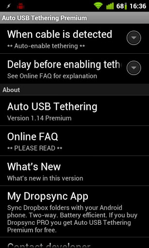 Auto USB Tethering Premium截图5