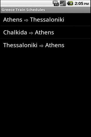 Greece Train Schedules截图2