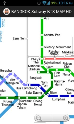 BANGKOK Subway BTS MAP HD截图2