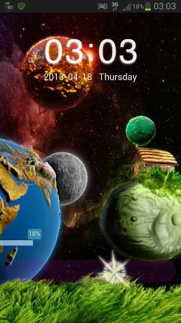 GO Locker Theme 宇宙截图1