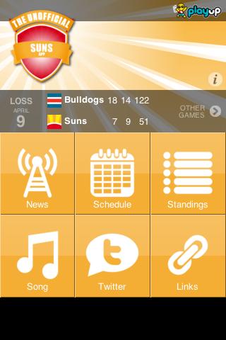 Suns AFL App截图1
