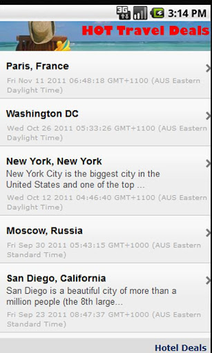 Hot Travel Deals截图4