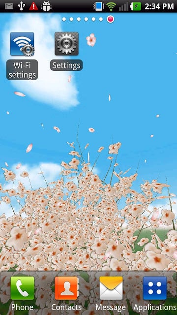 3D Cherry Blossom LWP(Free)截图4