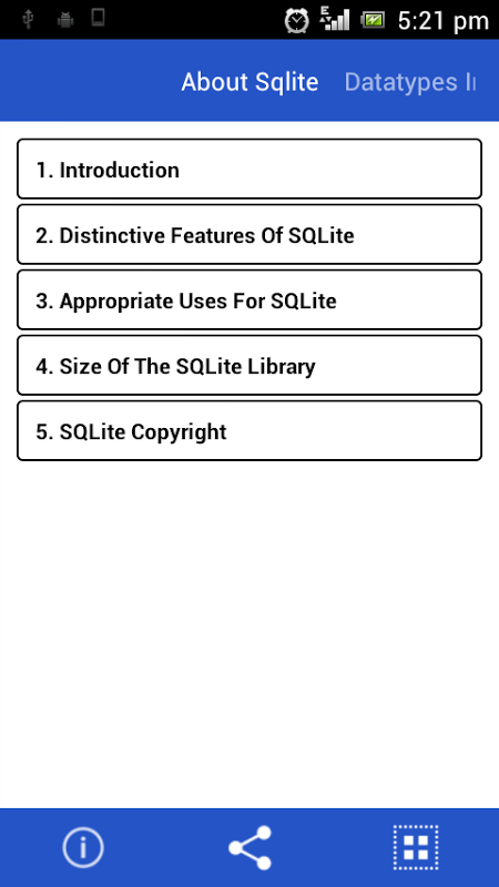 SQLite Tutorial截图6