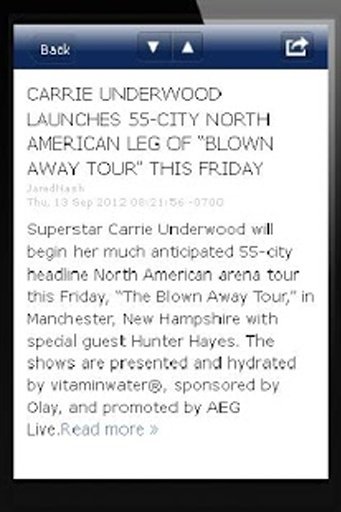 Carrie Underwood Fans App截图5