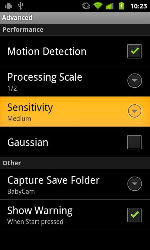 BabyCam Monitor DEMO截图2