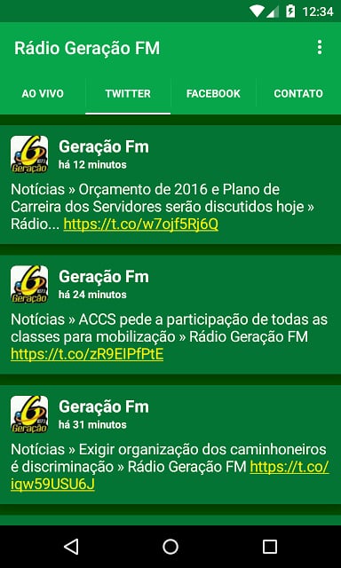 R&aacute;dio Gera&ccedil;&atilde;o FM截图4