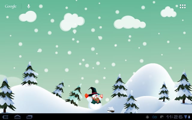 Snowfall HD Live Wallpaper截图6