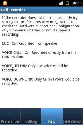 Call Recorder For Jelly Bean截图4