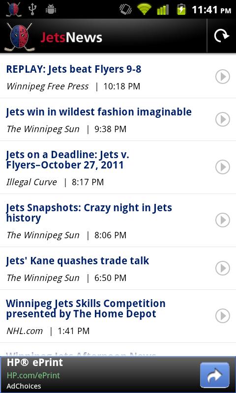 Jets News (NHL)截图2