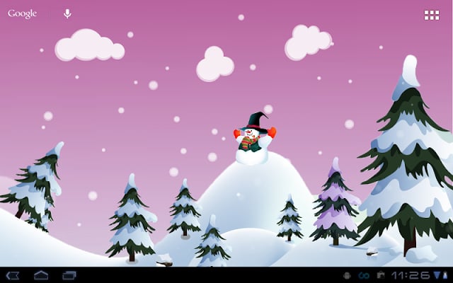 Snowfall HD Live Wallpaper截图9