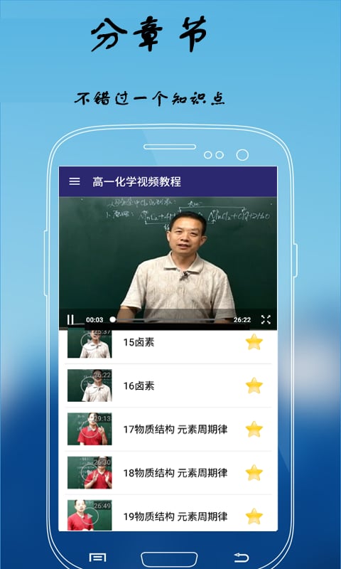 高一化学视频教程截图1