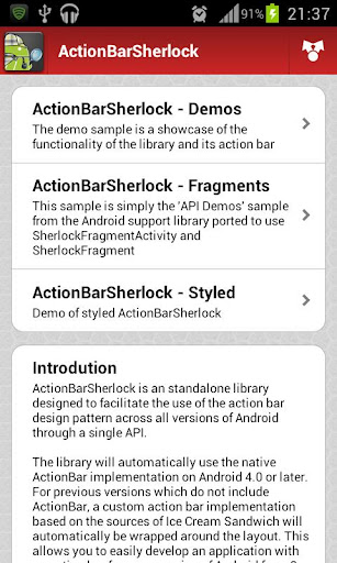 Android UI Patterns截图1