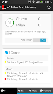 AC Milan: Match Widget &amp; News截图1