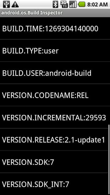 Inspector for android.os.Build截图1
