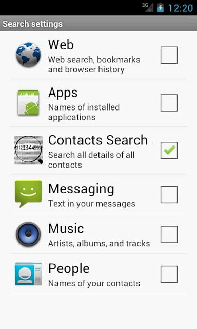 Contacts Search Advanced截图5